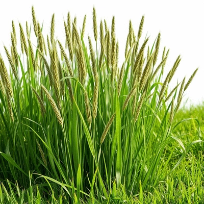 Tall fescue grass in a vibrant lawn